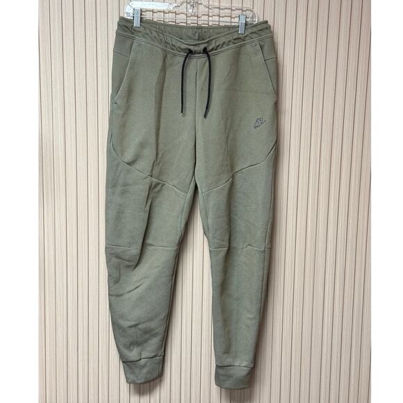 Nike Men’s Sportswear Tech Fleece Jogger Pants Green Size L - DQ4316-222 - Picture 1 of 12